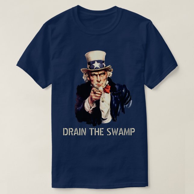 T-shirt Égoutter le marais (foncé) (Design devant)