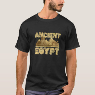 T-shirt Egypte Antique Avec Pyramide Et Pharaon Avec Sphin