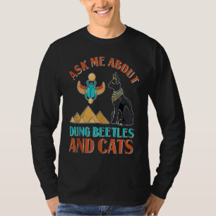 T-shirt Égypte Archéologie Égyptologie Scarabées Futur Égy