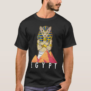 T-shirt Egypte Cat égyptien Sphynx Pharaoh