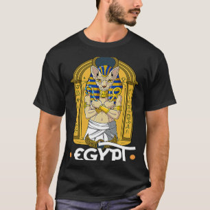 T-shirt Egypte Chat égyptien Sphynx Pharaon 1