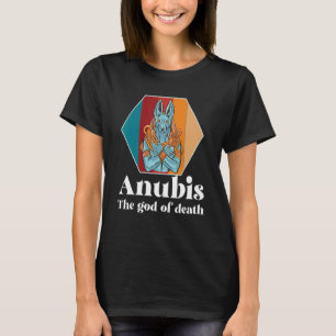T-shirt Egypte Retro Anubis Egyptologie Dieu des morts Pha