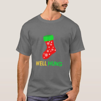 T-shirt Eh Bien Accrochez-Moi Mon Sock Pour Père Noël À Ve