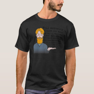 T-shirt Eh bien en fait l'auteure humour féministe