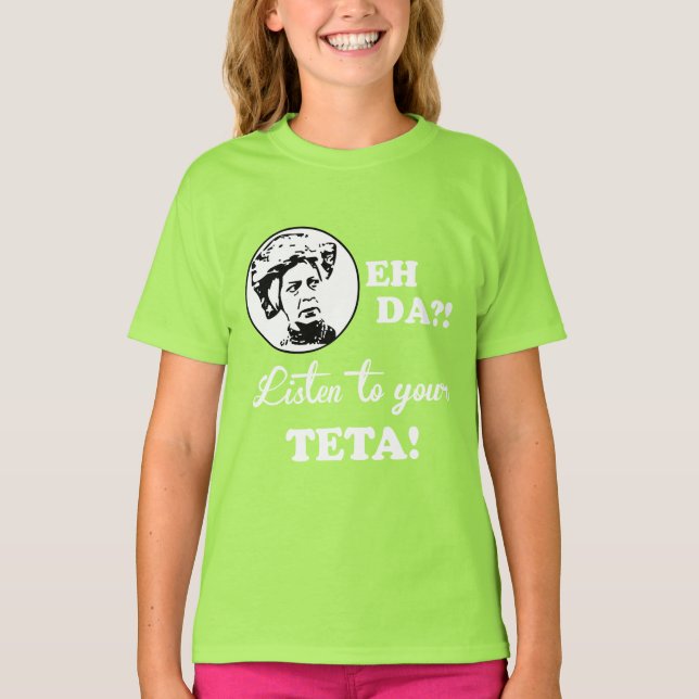 T-shirt EH DA ? ! Écoutez votre TETA ! (Devant)