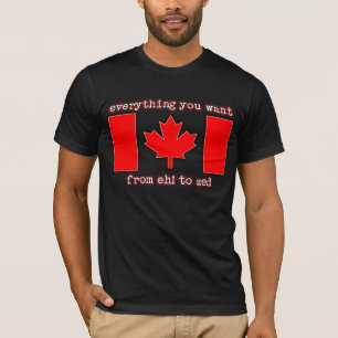 T-shirt Eh! to Zed Canada Chemise Fierté Canadienne