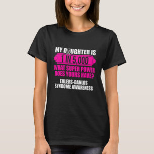 T-shirt Ehlers Danlos Sensibilisation au syndrome Fille Gu