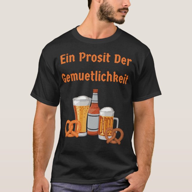 T-shirt Ein Prosit Der Gemuetlichkeit (Devant)