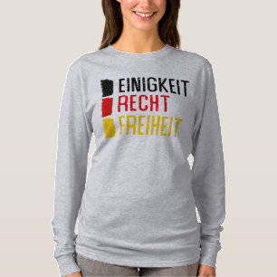 T-shirt Einigkeit Recht Freiheit Allemagne Moto