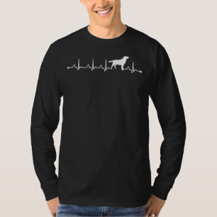T-shirt Ekg Fier Labrador Retriever Chien Maman Propre