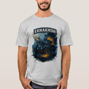 T-Shirt EKNAKHON Machine de Guerre   Char Tactique