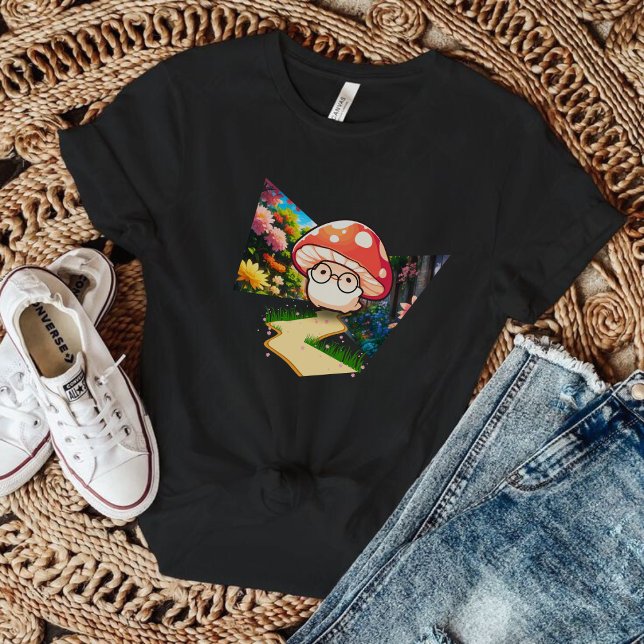 T-shirt El adorable hongo con lentes (Créateur téléchargé)