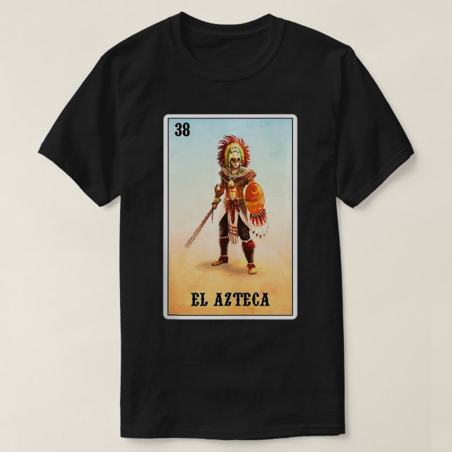 T-shirt El Azteca Eagle Guerriers Meico Aztec Chevaliers (Design devant)