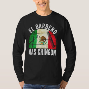 T-shirt El Barbero Mas Chingon - Mexique Barber Vintage