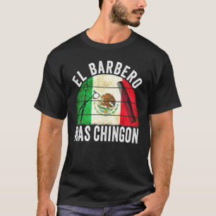 T-shirt El Barbero Mas Chingon - Mexique Barber Vintage