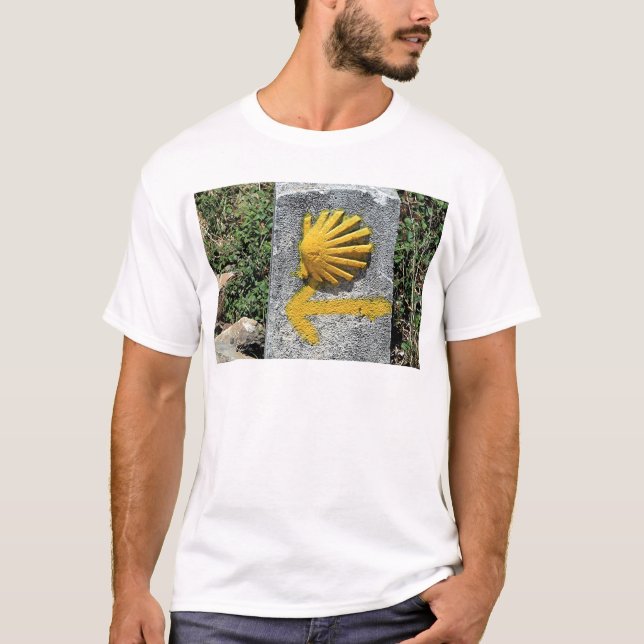 T-shirt EL Camino De Saint-Jacques-de-Compostelle, (Devant)