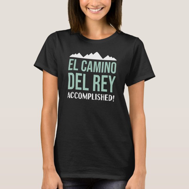 T-shirt El Camino Del Rey Trail Accomplished Hiking Spain (Devant)