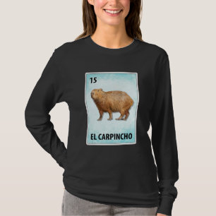 T-shirt El Carpincho Mexicaine Capybara Cartes 1
