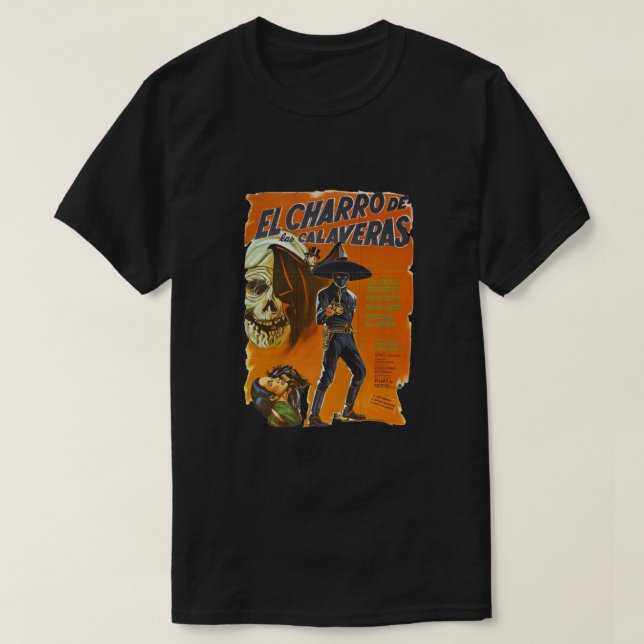 T-shirt El Charro De Las Calaveras Classique (Design devant)