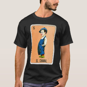 T-shirt El Chaval Mexicaine Lotterie Cartes de Bingo