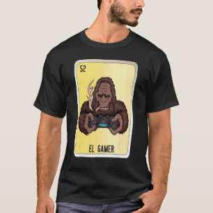 T-shirt El Gamer Cartes de Bingo de loterie mexicaine