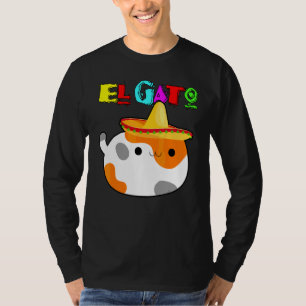 T-shirt El Gato Calico Cat Cinco De Mayo Latino Kitty Avec