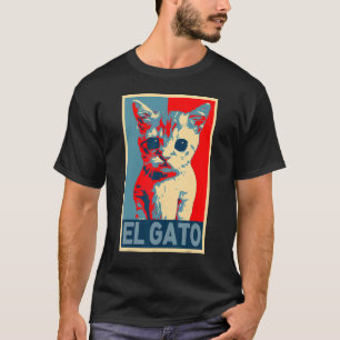 T-shirt El Gato meme Sad Cry Chat Kitty Mème retro vinta