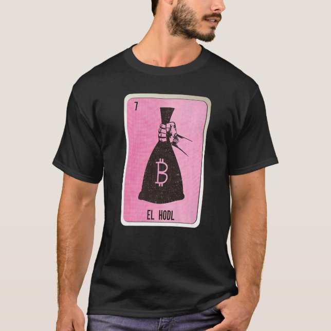 T-shirt El Hodl Mexican Slang Lottery Bingo Cards   (Devant)