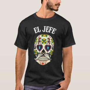 T-shirt El Jefe Crâne sucre Hommes Vêtements, Mexicaine Di