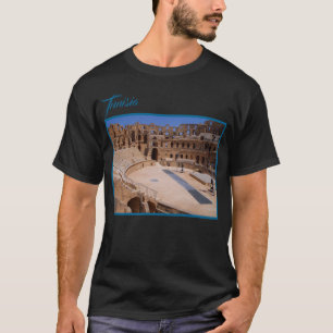 T-shirt El Jem Vieux Gladiateur Romain Amphithéâtre Tunisi