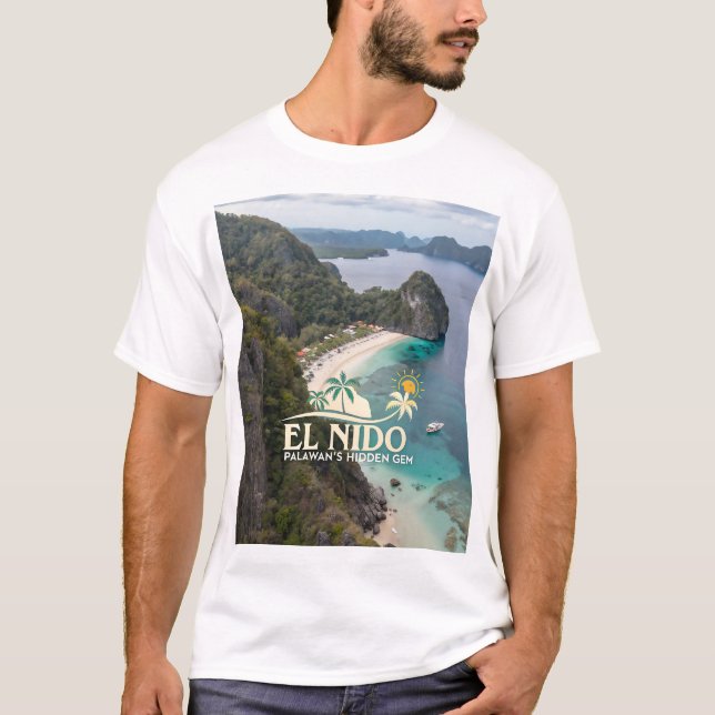 T-shirt El Nido : Le joyau caché de Palawan (Devant)