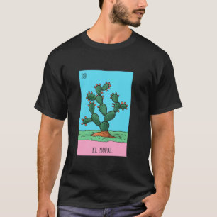 T-shirt el nopal Mexicaine Lotterie culture Long Sleeve T