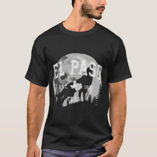 T-shirt El Paso Texas Tx Sport sportif Vintage Design