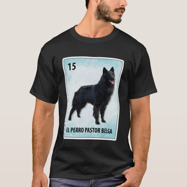 T-shirt El Perro Pastor Belga Mexicaine Belge Voiture (Devant)