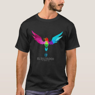 T-shirt El Salvador National Bird Torogoz multicolores