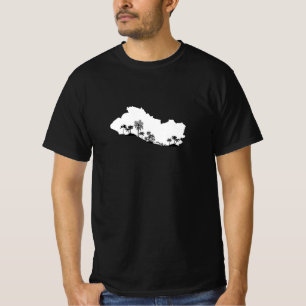 T-shirt El Salvador, Salvadorien, El Salvador Map, Sivar,
