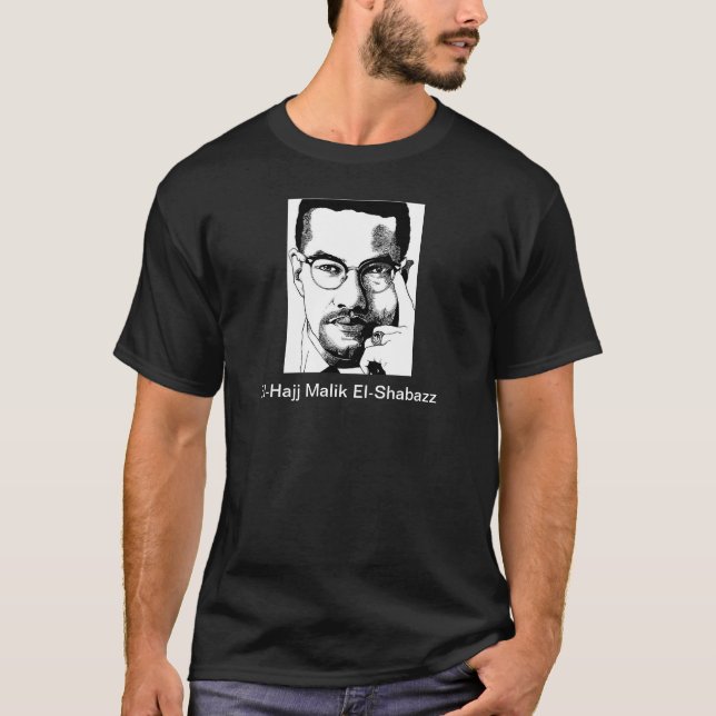 T-shirt EL-Shabazz de Malik d'EL-Hadj (Devant)