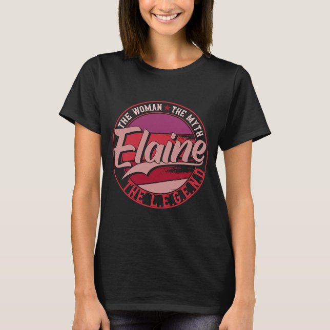 T-shirt Elaine la Dame du Mythe de la Légende (Devant)
