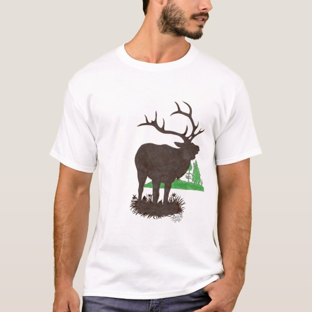 T-shirt élans (Devant)