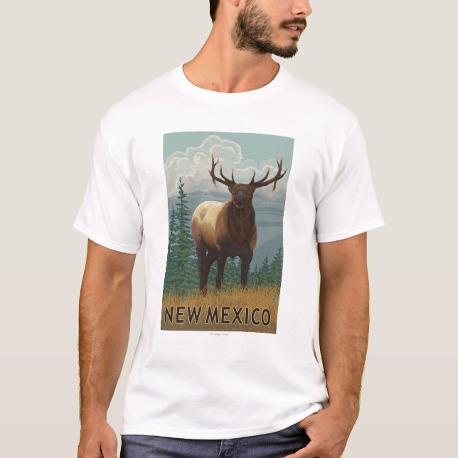 T-shirt Élans SceneNew Mexique (Devant)