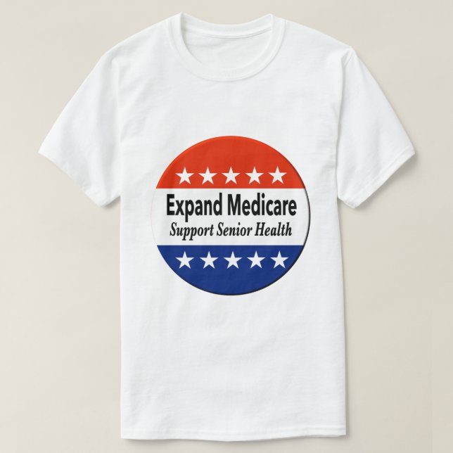 T-shirt Élargir l'assurance-maladie pour soutenir la santé (Design devant)