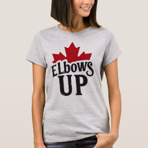 T-shirt Elbows Up - Bold Canadian Spirit