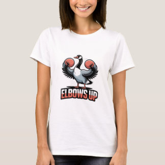 T-shirt Elbows Up – Fighting Canadian Goose