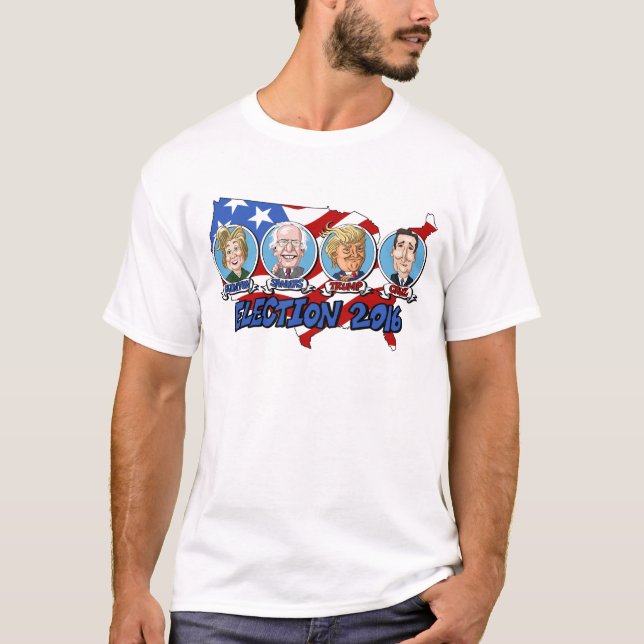 T-shirt Élection 2016 présidentielle (Devant)