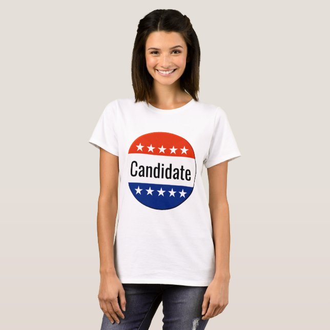 T-shirt Élection de 2026 pour la campagne des candidats pe (Devant entier)