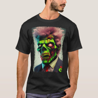 T-shirt Élection du leader zombie