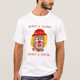 T-shirt Élection d'un clown dans l'attente d'un cirque, a