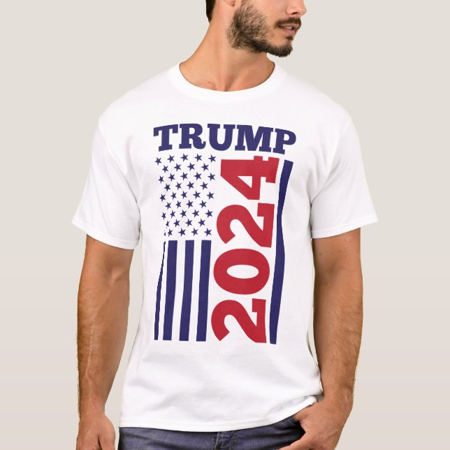 T-shirt Élection présidentielle américaine 2024 (Devant)