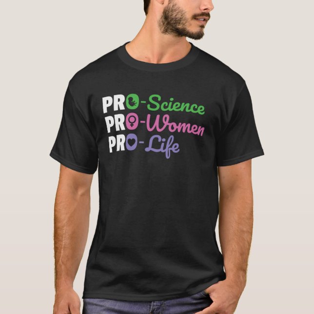 T-shirt Élection Pro Science Pro Femmes Anti-avortement 20 (Devant)