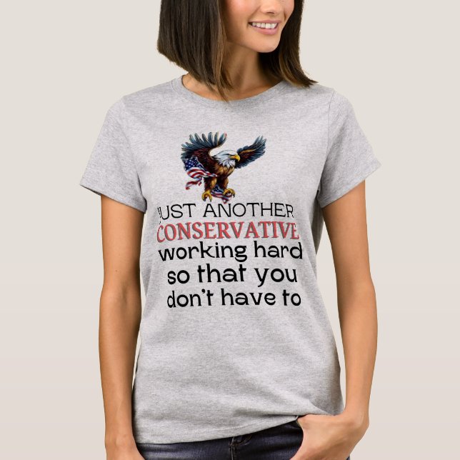 T-shirt Élections américaines conservatrices, républicaine (Devant)